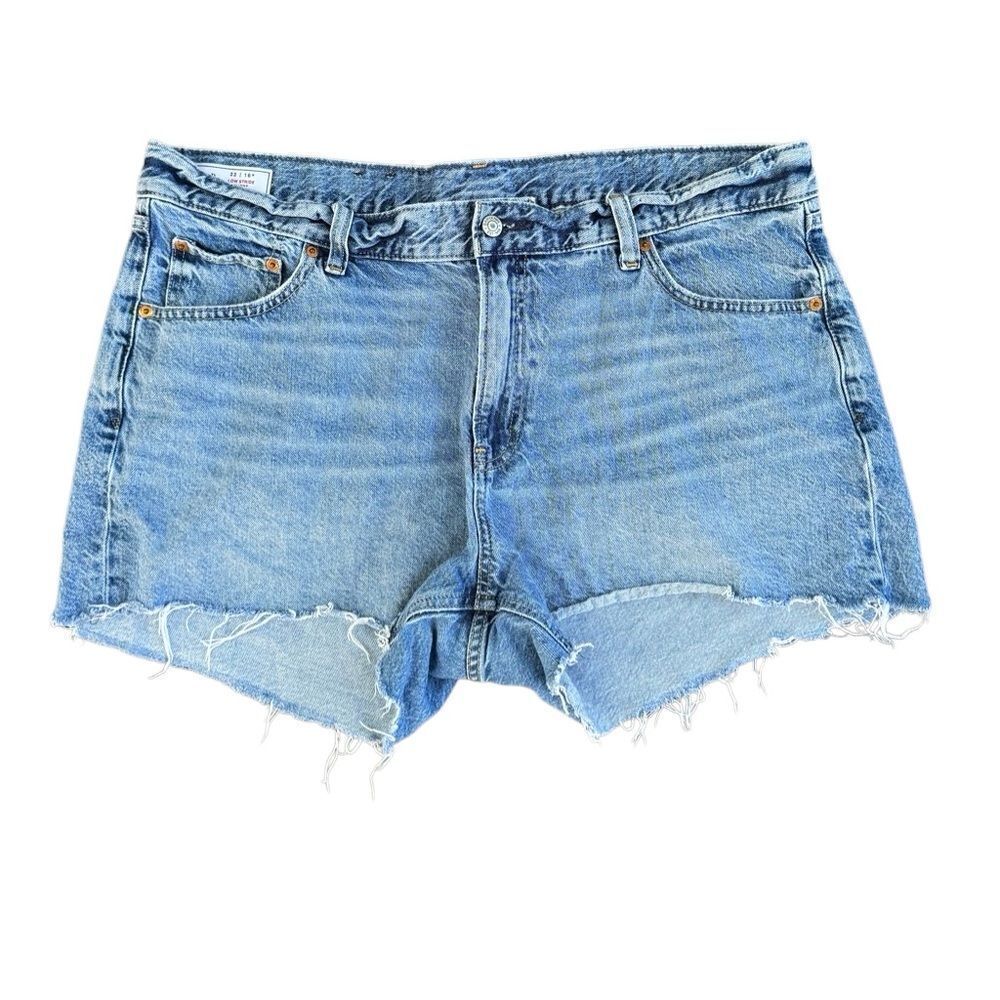 GAP Women's Low Stride Denim Jean Shorts Size 33 | 16 - Picture 5 of 9